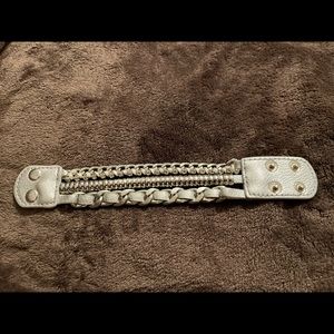 Metal color snap bracelet